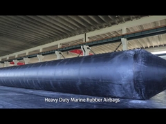 Nhà máy sản xuất túi khí bơm hơi hàng hải trực tiếp Nhà máy đóng tàu Túi khí cứu hộ thuyền 1,5 X 10m 8 lớp