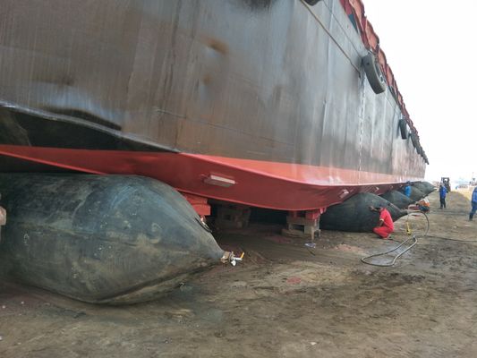 Bộ túi khí cao su có thể tùy biến cho tàu để phóng và nâng tàu