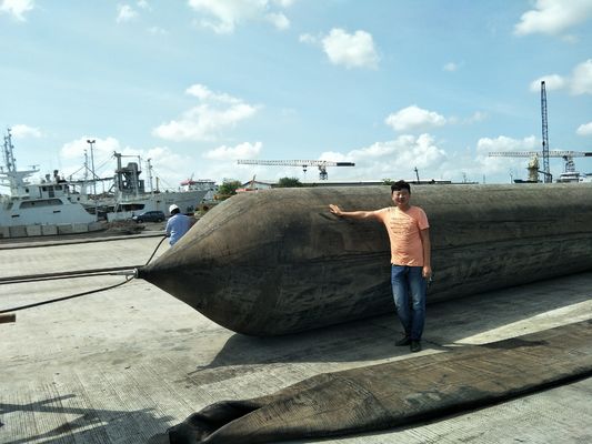 Vỏ túi khí biển cho tàu phóng hoặc cảng Đơn vị hóa thùng đóng tàu Vỏ túi sửa chữa