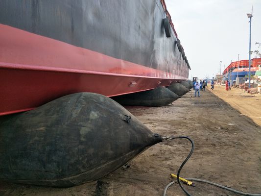 Vỏ túi khí biển cho tàu phóng hoặc cảng Đơn vị hóa thùng đóng tàu Vỏ túi sửa chữa