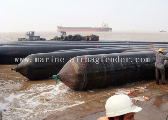 Bỏ tàu và nâng tàu biển túi khí cao su bơm